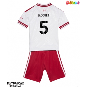 Liverpool Jeremy Jacquet #5 Dětské Venkovní dres komplet 2026-27 Krátký Rukáv (+ trenýrky)